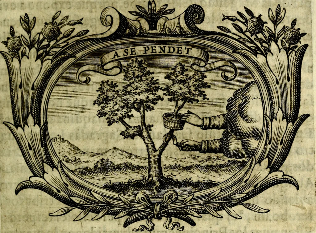 An illustration from Idea de un principe politico christiano : rapresentada en cien empresas, 1642, leaf 410