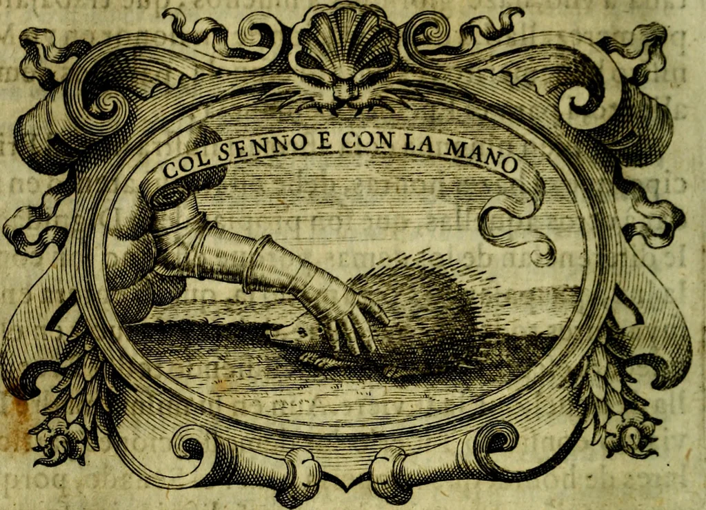 An illustration from Idea de un principe politico christiano : rapresentada en cien empresas, 1642, leaf 455