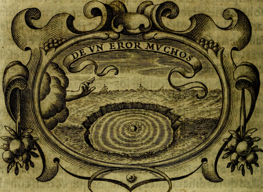 An illustration from Idea de un principe politico christiano : rapresentada en cien empresas, 1642, leaf 509
