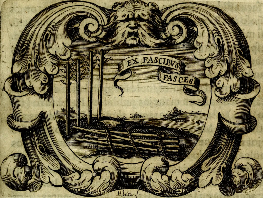 An illustration from Idea de un principe politico christiano : rapresentada en cien empresas, 1642, leaf 514