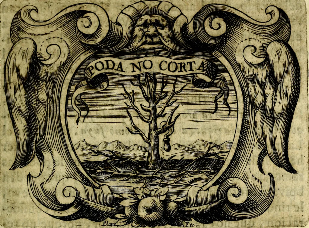 An illustration from Idea de un principe politico christiano : rapresentada en cien empresas, 1642, leaf 526