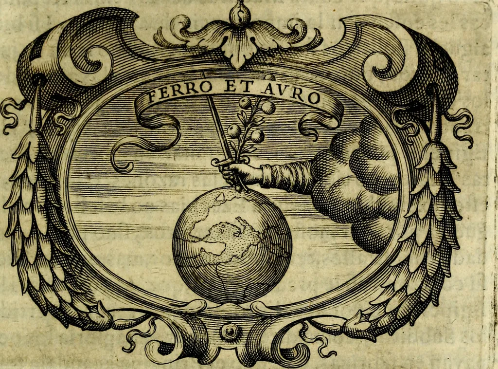 An illustration from Idea de un principe politico christiano : rapresentada en cien empresas, 1642, leaf 542