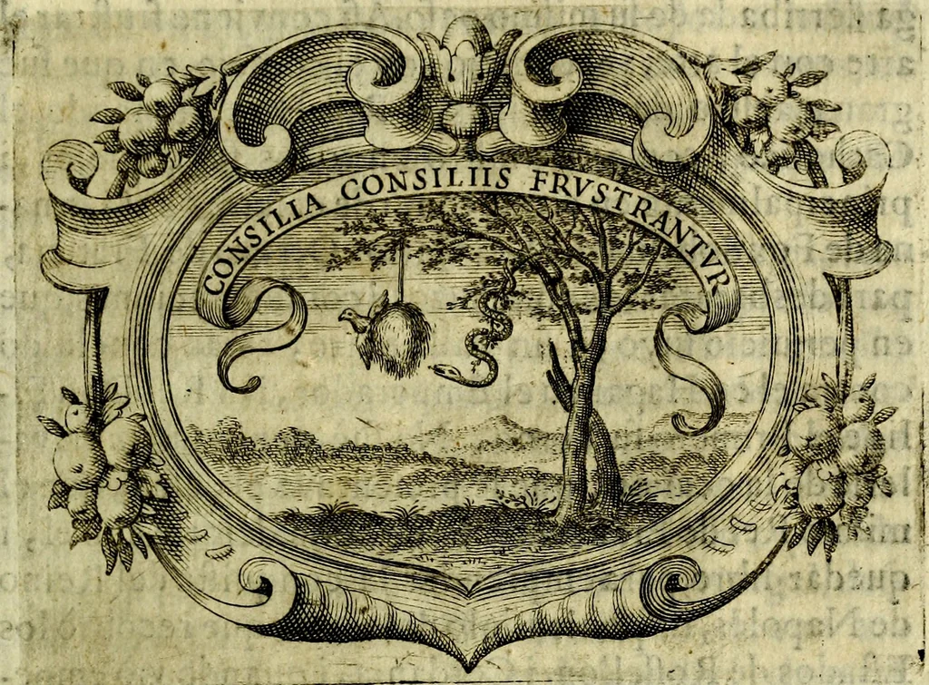 An illustration from Idea de un principe politico christiano : rapresentada en cien empresas, 1642, leaf 614