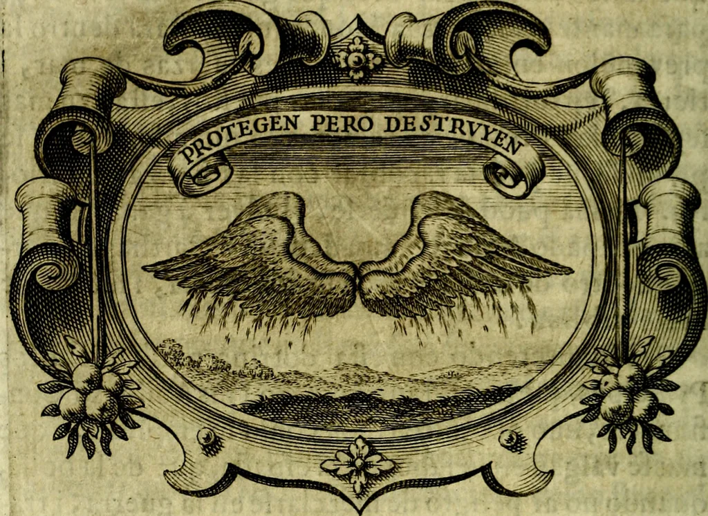 An illustration from Idea de un principe politico christiano : rapresentada en cien empresas, 1642, leaf 697