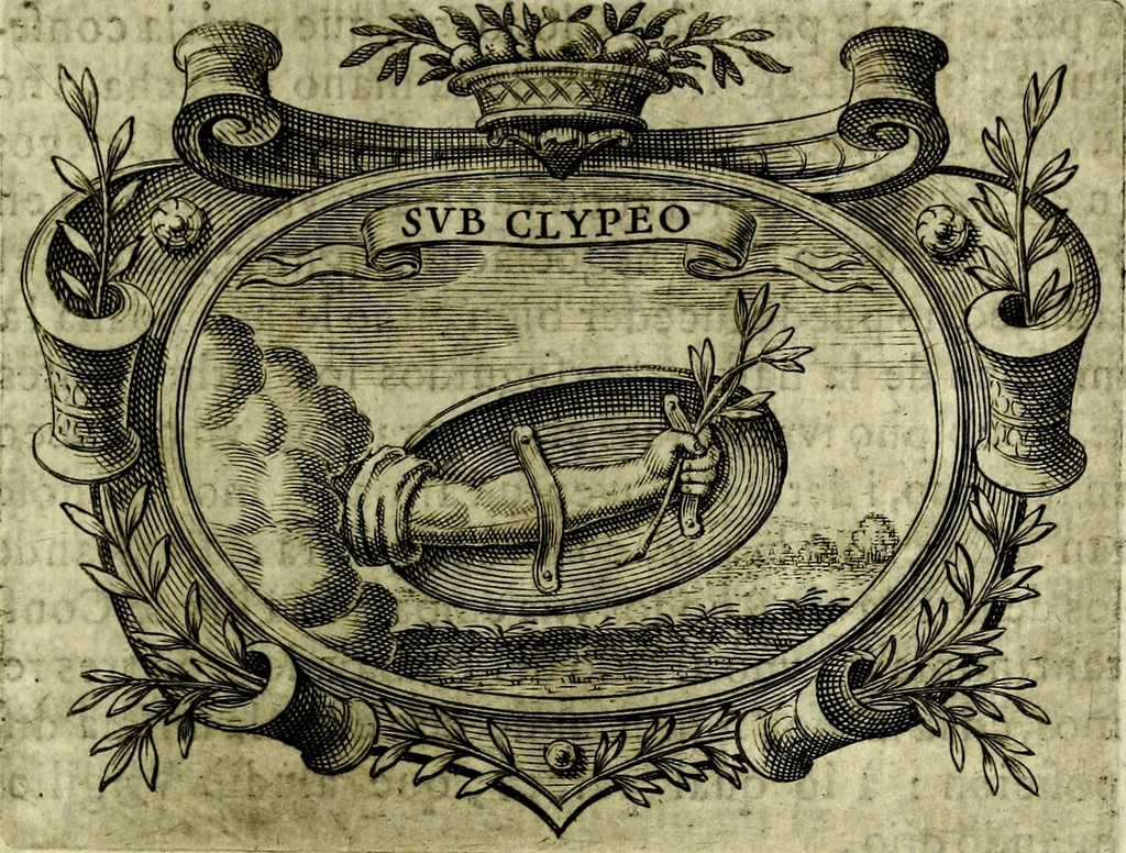 An illustration from Idea de un principe politico christiano : rapresentada en cien empresas, 1642, leaf 740