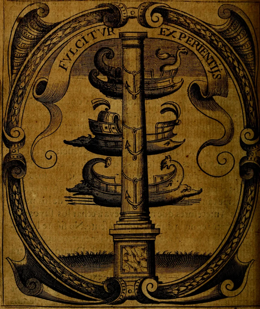 An illustration from Idea de un principe politico christiano, representada en cien empresas : dedicada al principe de las Españas nuestro señor, 1655, leaf 235