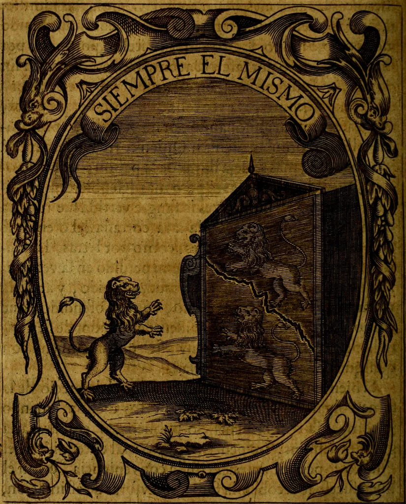 An illustration from Idea de un principe politico christiano, representada en cien empresas : dedicada al principe de las Españas nuestro señor, 1655, leaf 261
