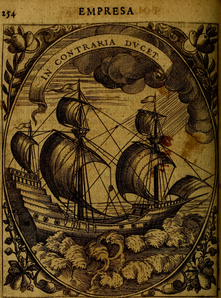 An illustration from Idea de un principe politico christiano, representada en cien empresas : dedicada al principe de las Españas nuestro señor, 1655, leaf 279