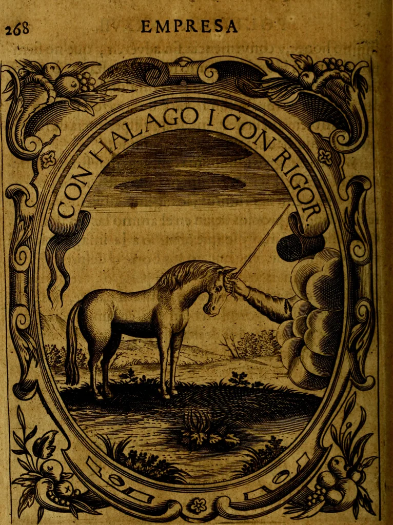An illustration from Idea de un principe politico christiano, representada en cien empresas : dedicada al principe de las Españas nuestro señor, 1655, leaf 293