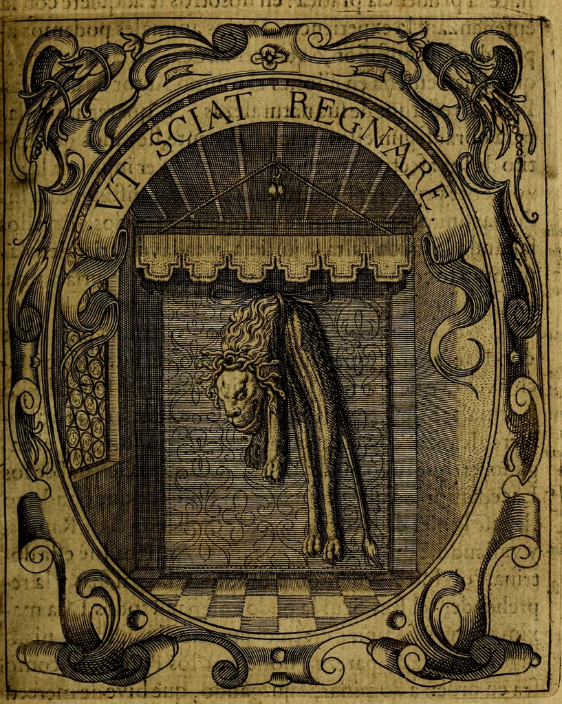 An illustration from Idea de un principe politico christiano, representada en cien empresas : dedicada al principe de las Españas nuestro señor, 1655, leaf 330