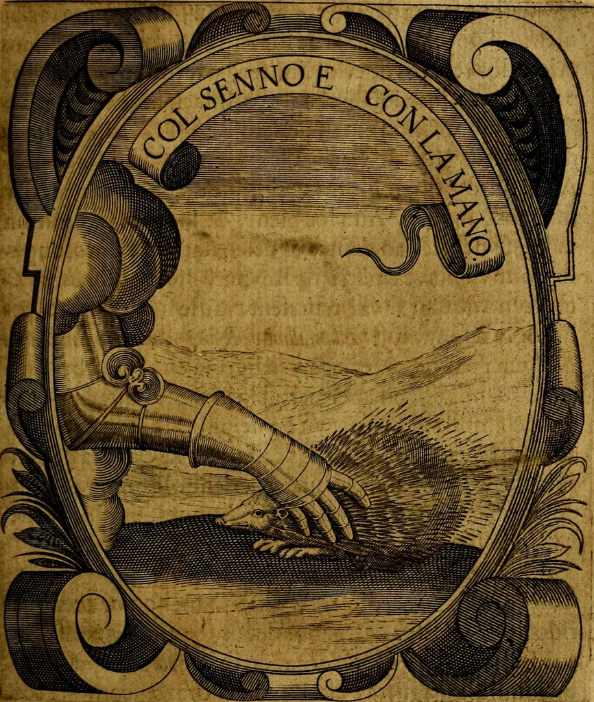 An illustration from Idea de un principe politico christiano, representada en cien empresas : dedicada al principe de las Españas nuestro señor, 1655, leaf 486