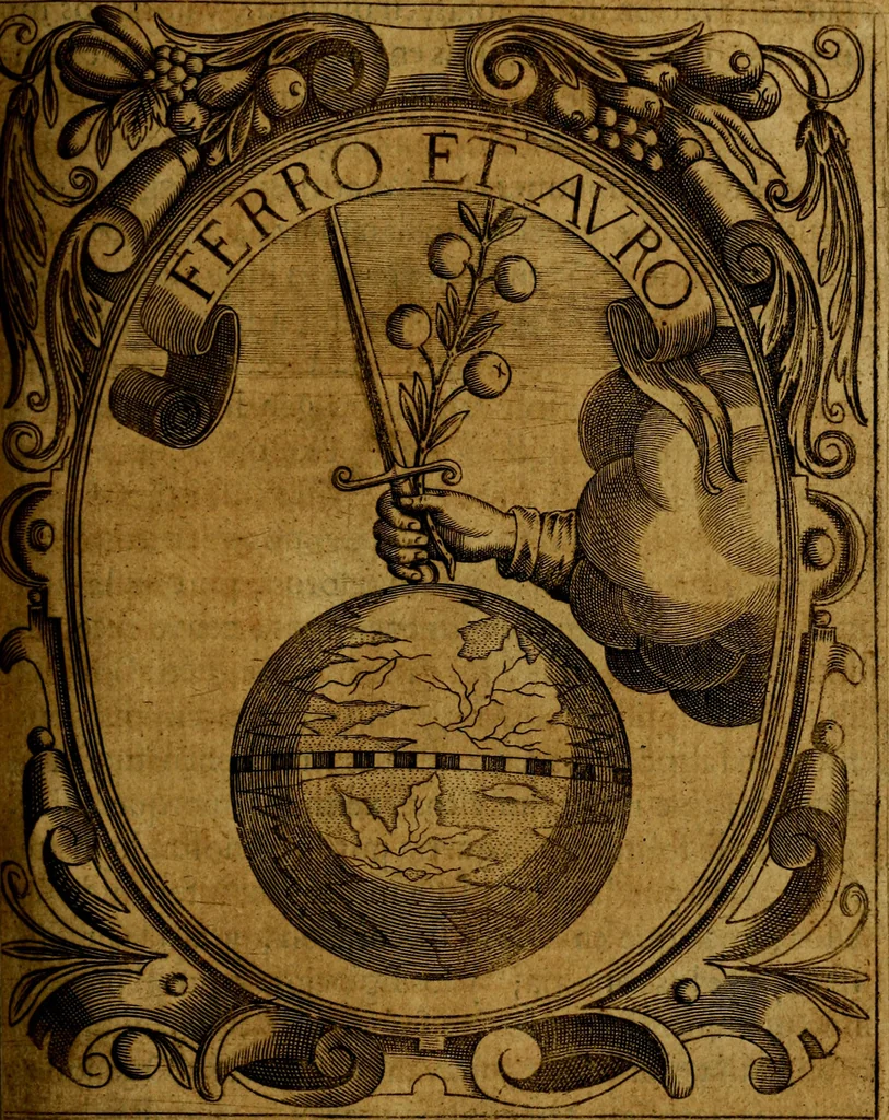 An illustration from Idea de un principe politico christiano, representada en cien empresas : dedicada al principe de las Españas nuestro señor, 1655, leaf 576