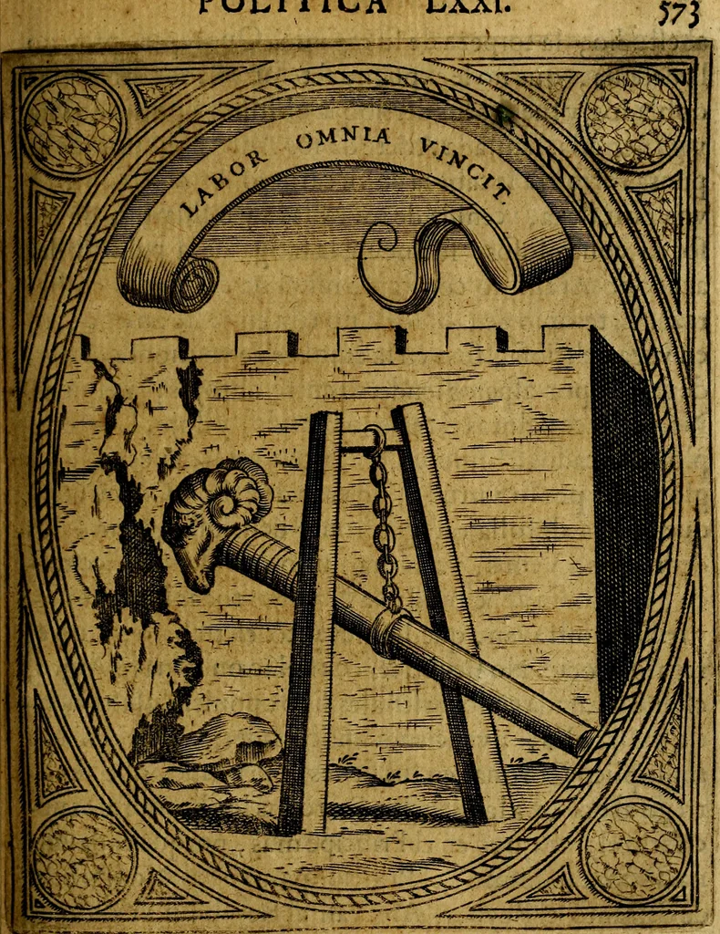 An illustration from Idea de un principe politico christiano, representada en cien empresas : dedicada al principe de las Españas nuestro señor, 1655, leaf 598