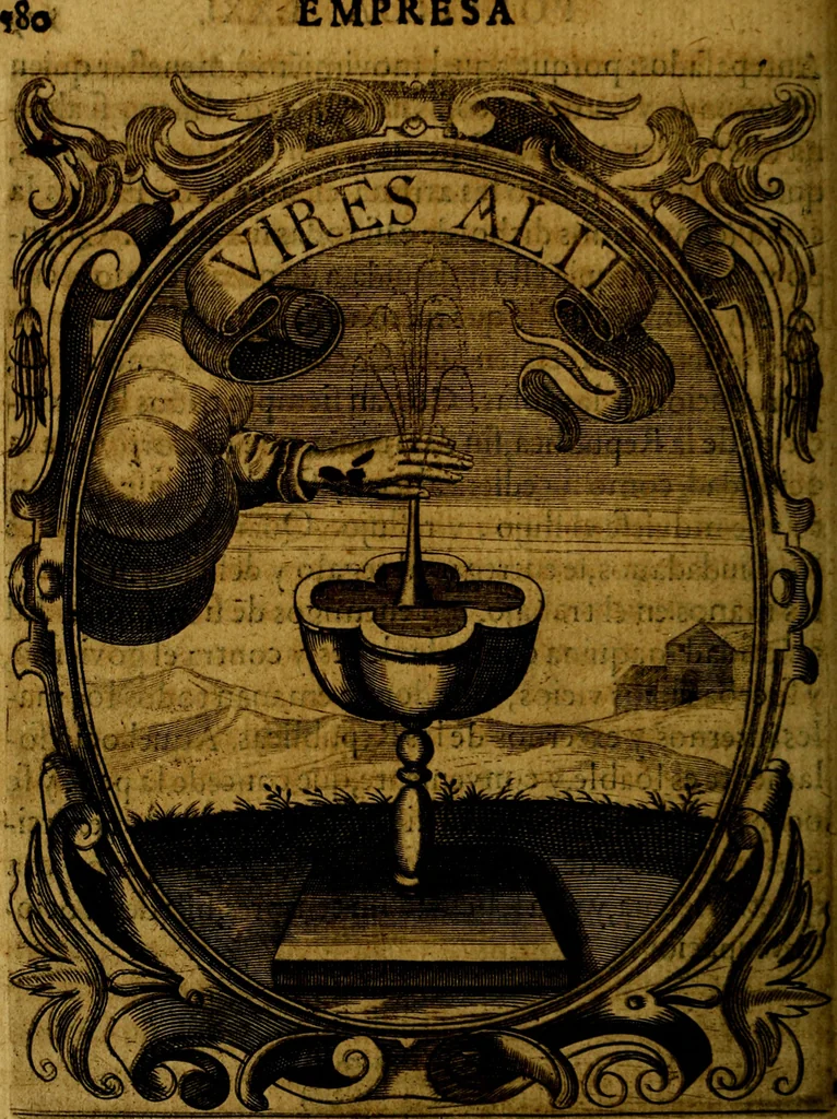 An illustration from Idea de un principe politico christiano, representada en cien empresas : dedicada al principe de las Españas nuestro señor, 1655, leaf 605