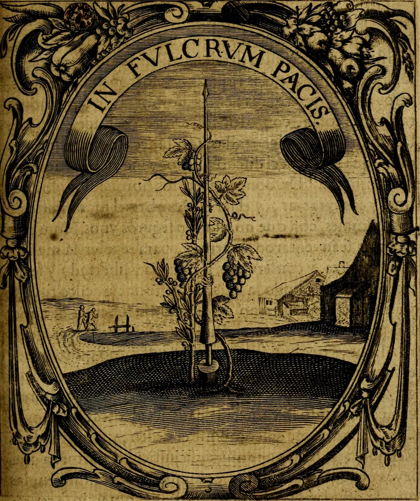 An illustration from Idea de un principe politico christiano, representada en cien empresas : dedicada al principe de las Españas nuestro señor, 1655, leaf 622
