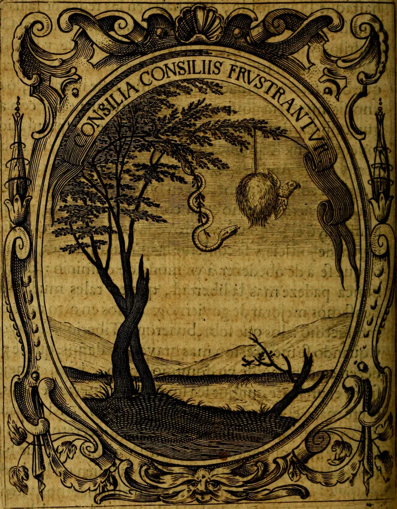 An illustration from Idea de un principe politico christiano, representada en cien empresas : dedicada al principe de las Españas nuestro señor, 1655, leaf 651