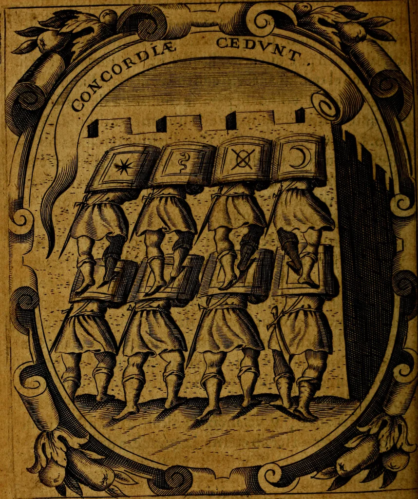 An illustration from Idea de un principe politico christiano, representada en cien empresas : dedicada al principe de las Españas nuestro señor, 1655, leaf 721