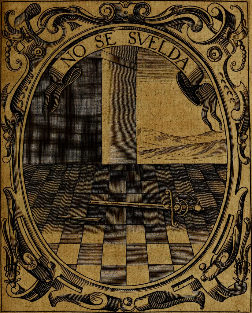An illustration from Idea de un principe politico christiano, representada en cien empresas : dedicada al principe de las Españas nuestro señor, 1655, leaf 732