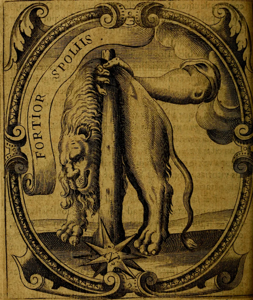 An illustration from Idea de un principe politico christiano, representada en cien empresas : dedicada al principe de las Españas nuestro señor, 1655, leaf 777