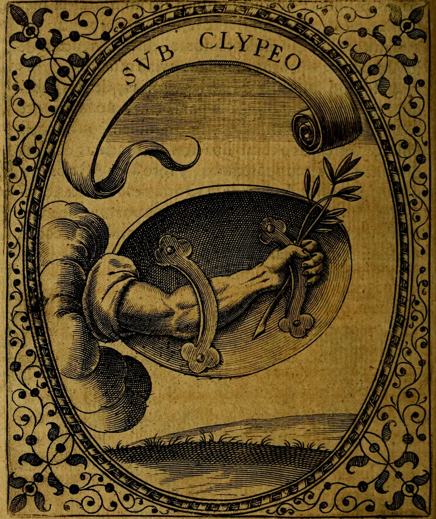 An illustration from Idea de un principe politico christiano, representada en cien empresas : dedicada al principe de las Españas nuestro señor, 1655, leaf 783