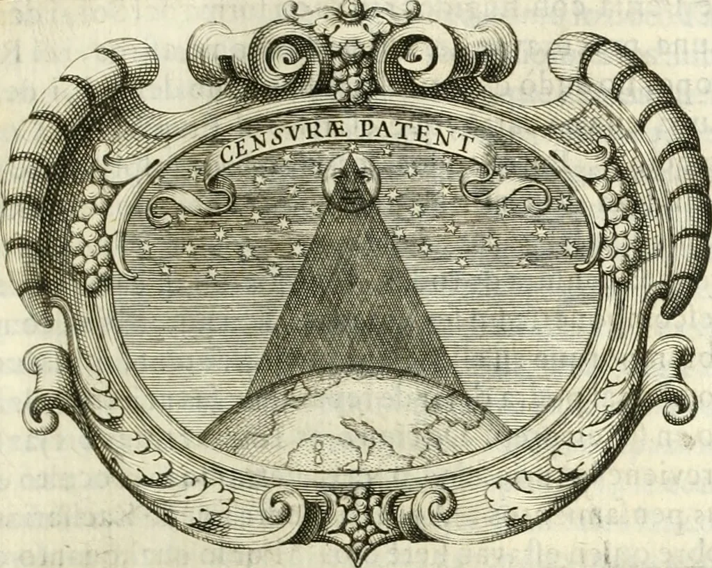 An illustration from Idea de vn principe politico christiano, rapresentada en cien empresas, 1642, leaf 108