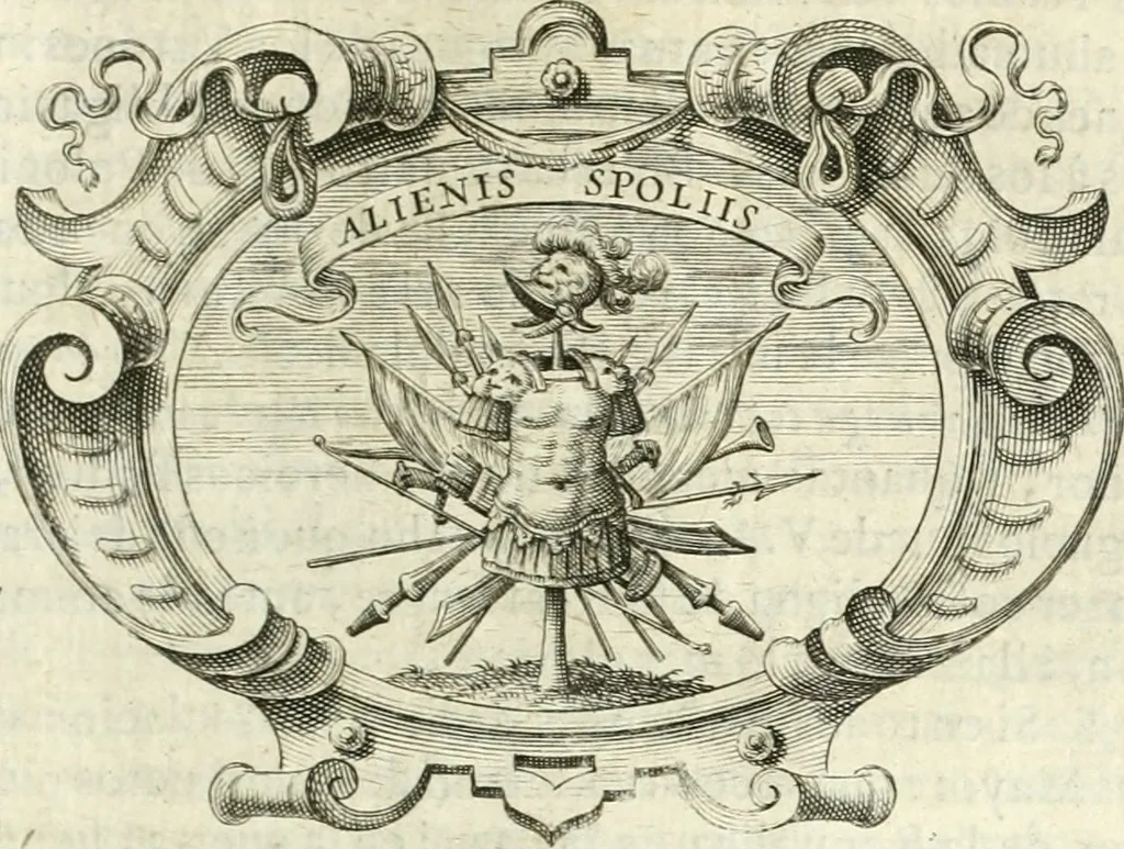An illustration from Idea de vn principe politico christiano, rapresentada en cien empresas, 1642, leaf 130