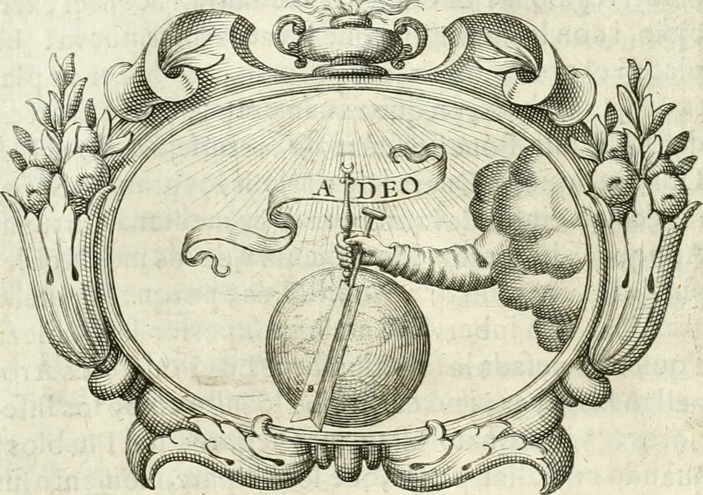 An illustration from Idea de vn principe politico christiano, rapresentada en cien empresas, 1642, leaf 135
