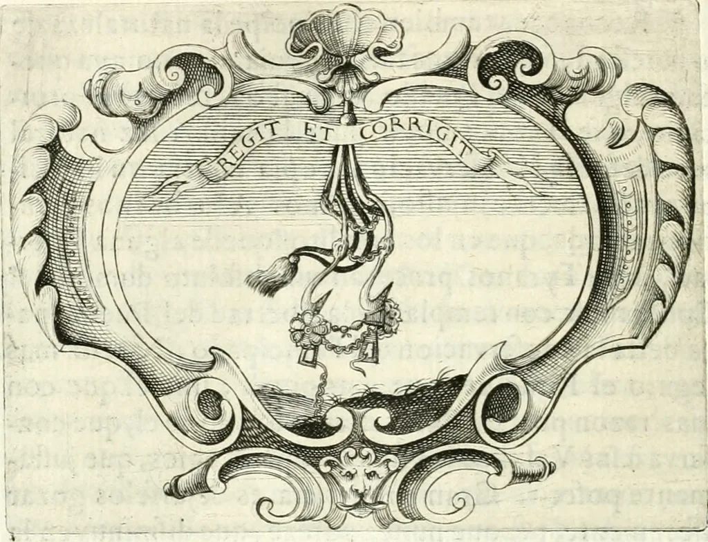 An illustration from Idea de vn principe politico christiano, rapresentada en cien empresas, 1642, leaf 157
