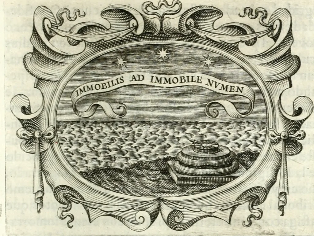 An illustration from Idea de vn principe politico christiano, rapresentada en cien empresas, 1642, leaf 186