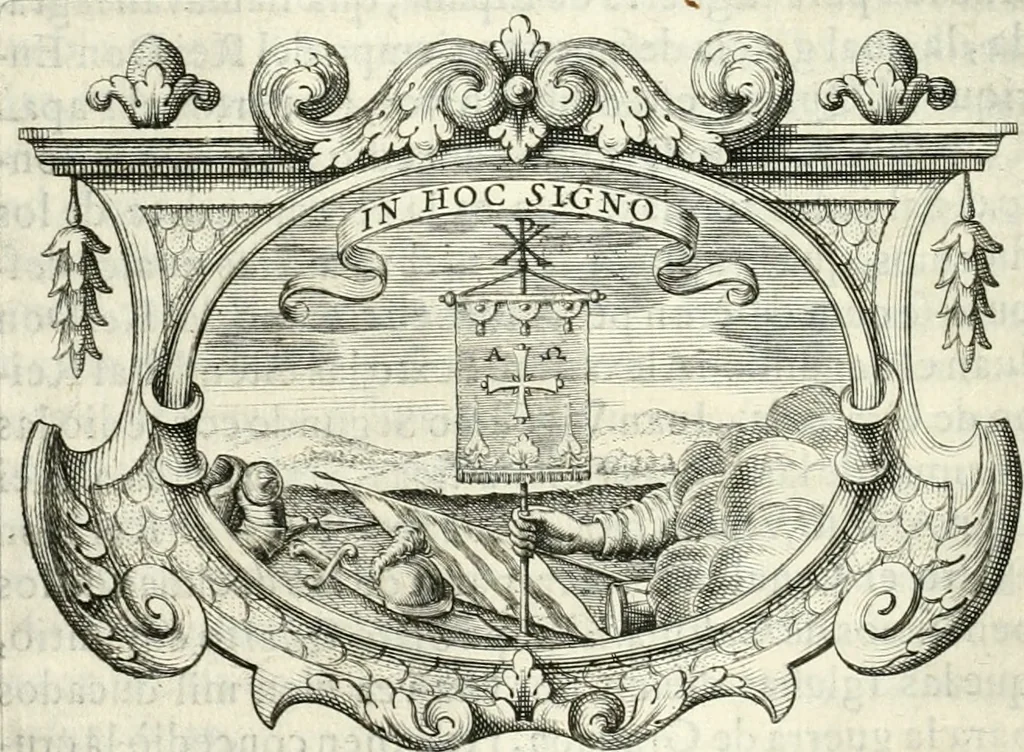 An illustration from Idea de vn principe politico christiano, rapresentada en cien empresas, 1642, leaf 197