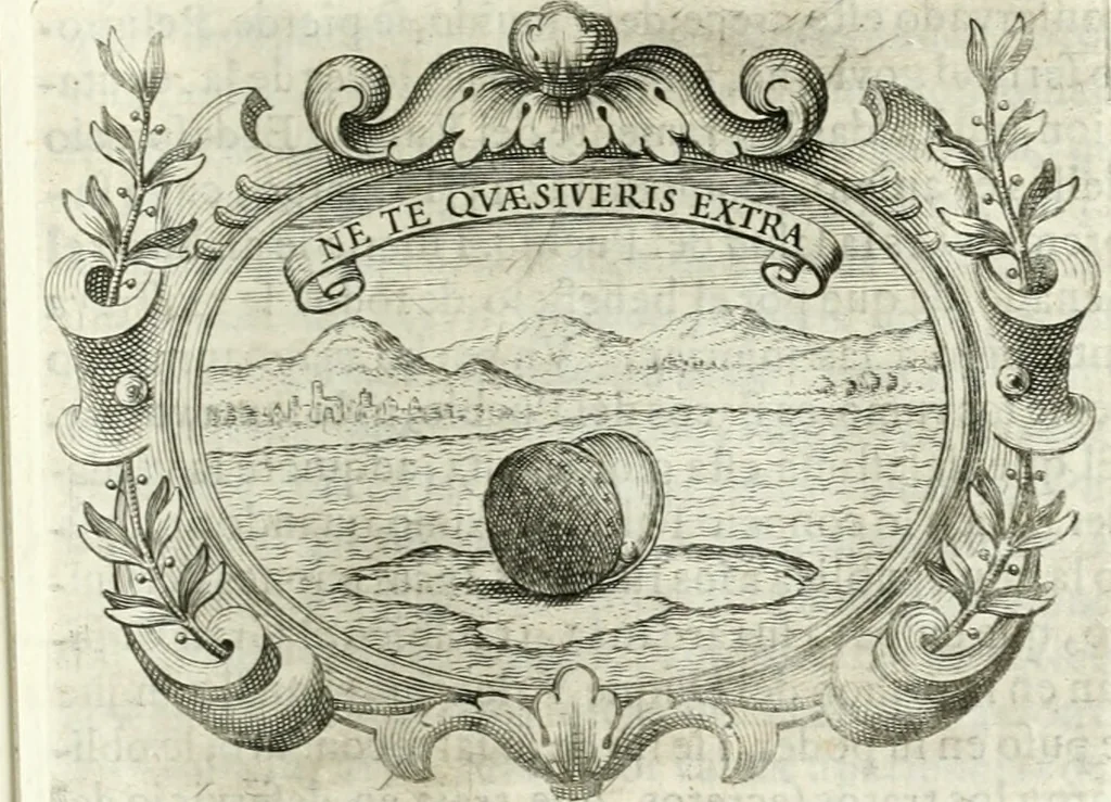 An illustration from Idea de vn principe politico christiano, rapresentada en cien empresas, 1642, leaf 238