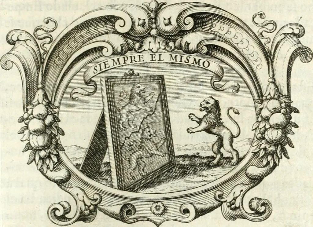 An illustration from Idea de vn principe politico christiano, rapresentada en cien empresas, 1642, leaf 244
