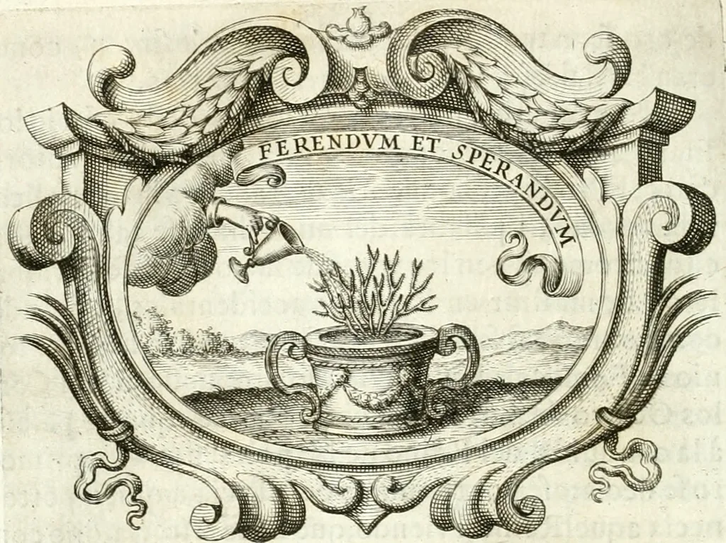 An illustration from Idea de vn principe politico christiano, rapresentada en cien empresas, 1642, leaf 253