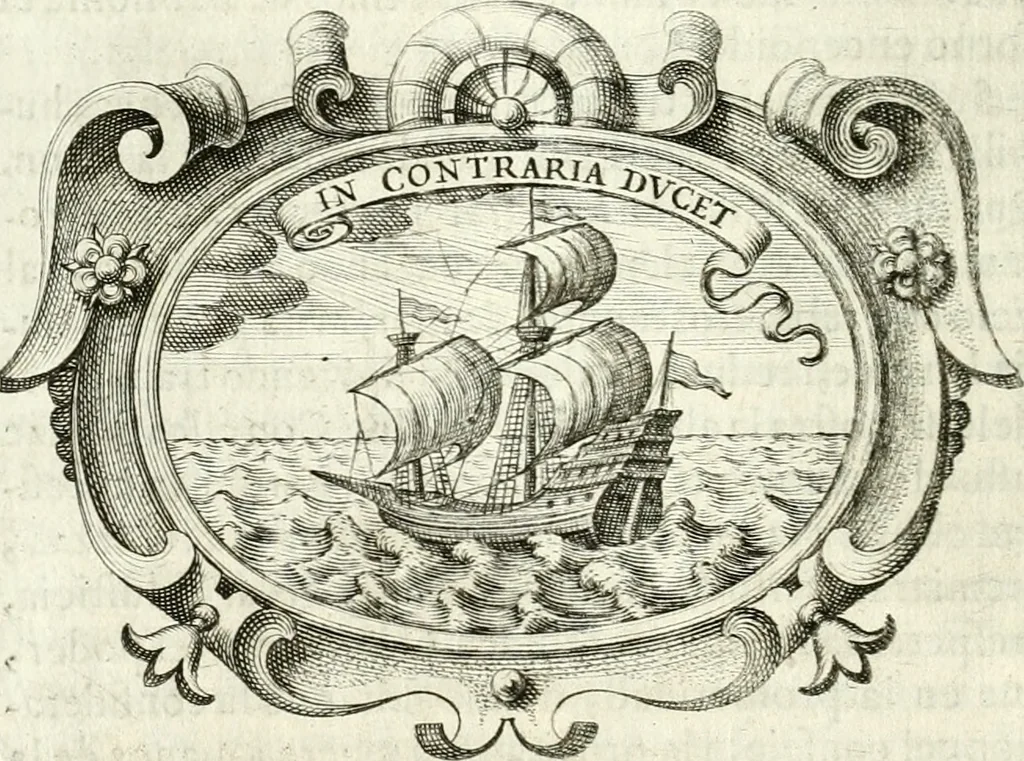 An illustration from Idea de vn principe politico christiano, rapresentada en cien empresas, 1642, leaf 261