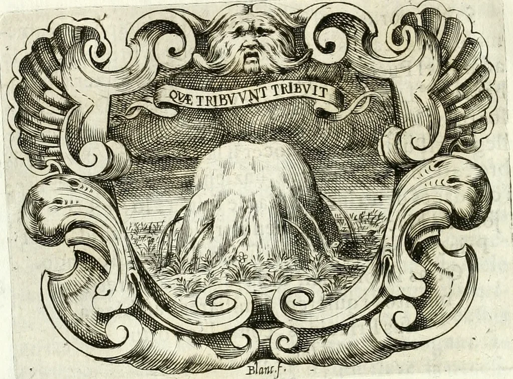An illustration from Idea de vn principe politico christiano, rapresentada en cien empresas, 1642, leaf 289
