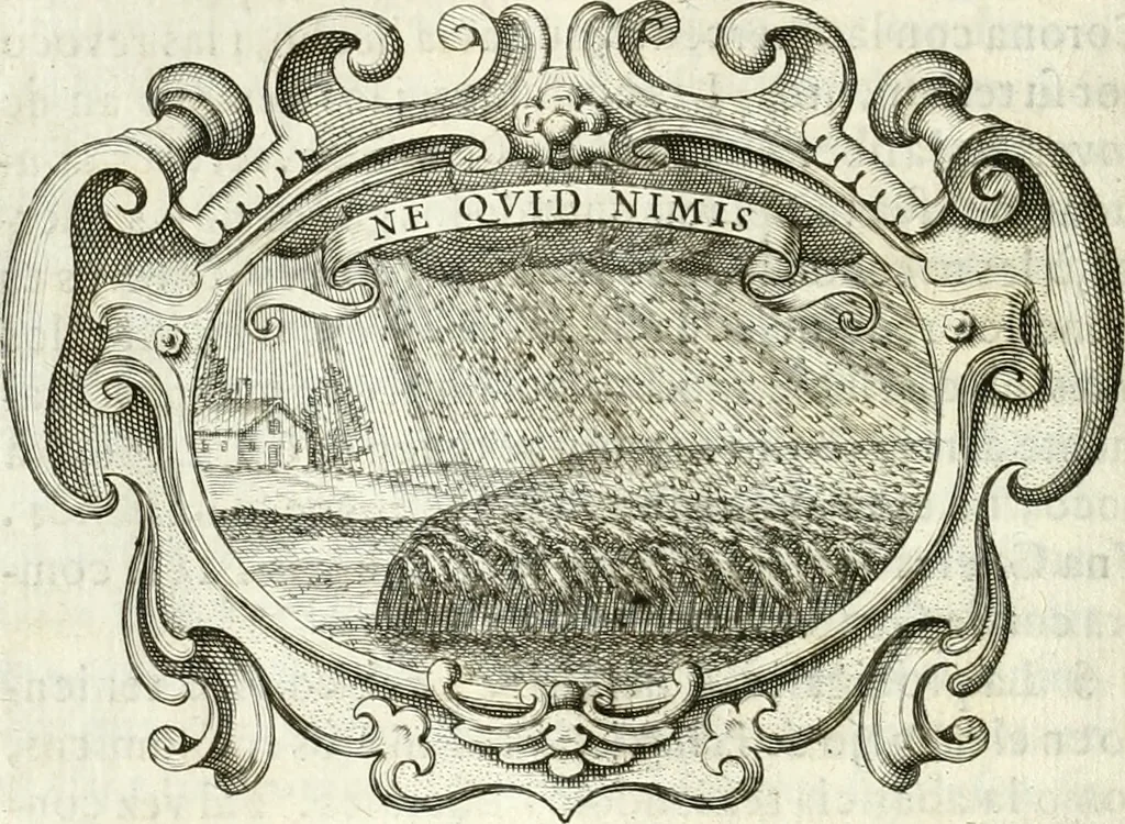 An illustration from Idea de vn principe politico christiano, rapresentada en cien empresas, 1642, leaf 295