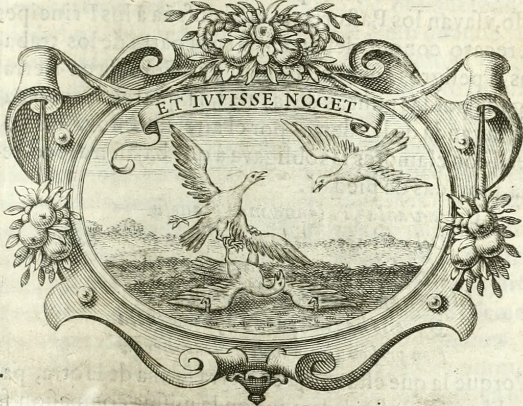 An illustration from Idea de vn principe politico christiano, rapresentada en cien empresas, 1642, leaf 336
