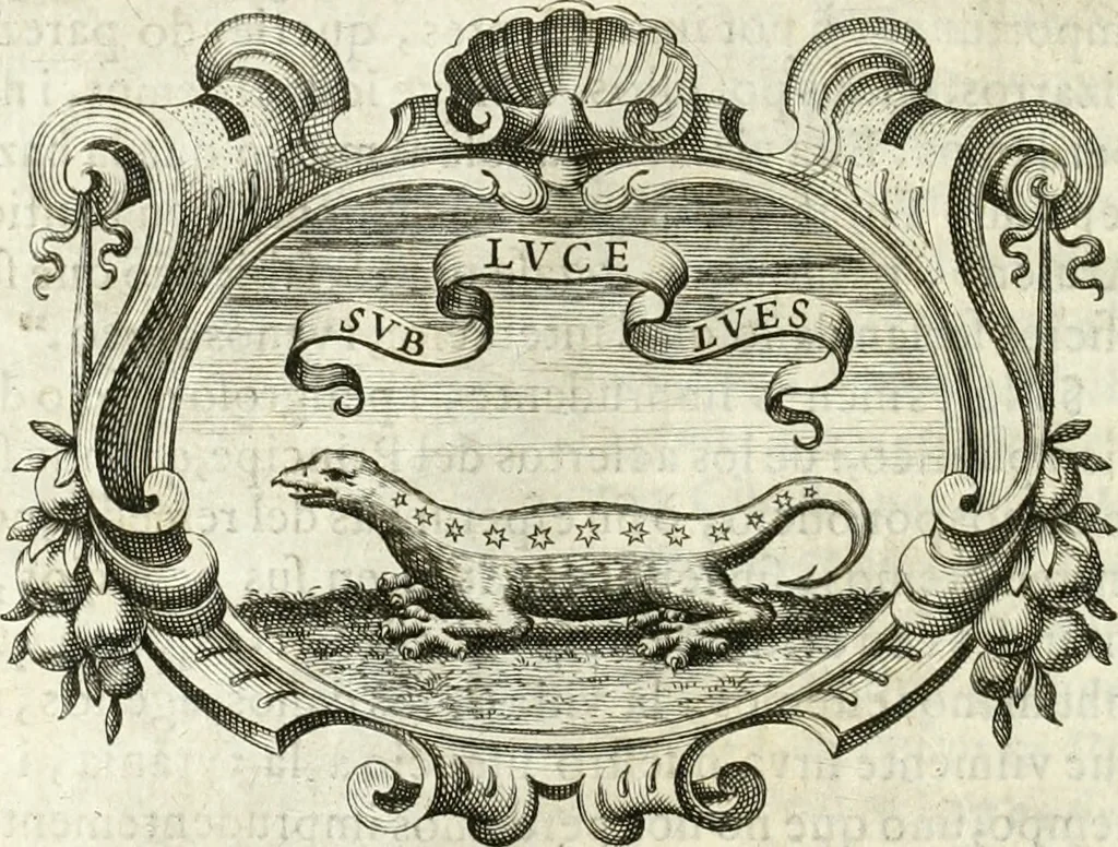 An illustration from Idea de vn principe politico christiano, rapresentada en cien empresas, 1642, leaf 345
