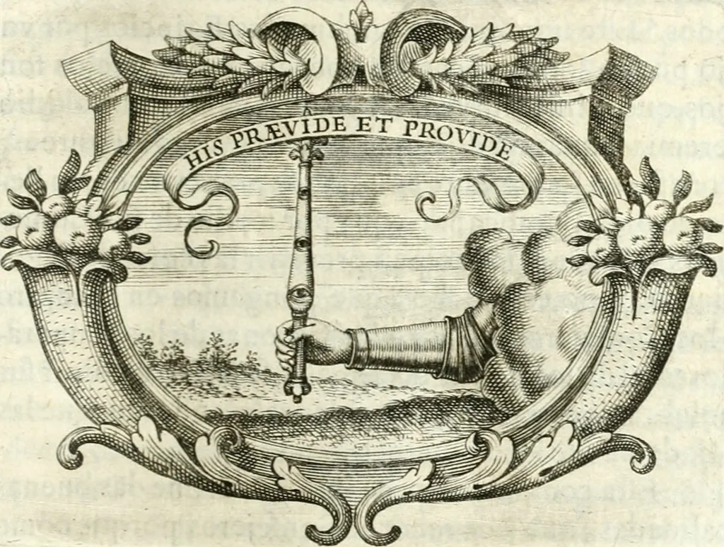 An illustration from Idea de vn principe politico christiano, rapresentada en cien empresas, 1642, leaf 418