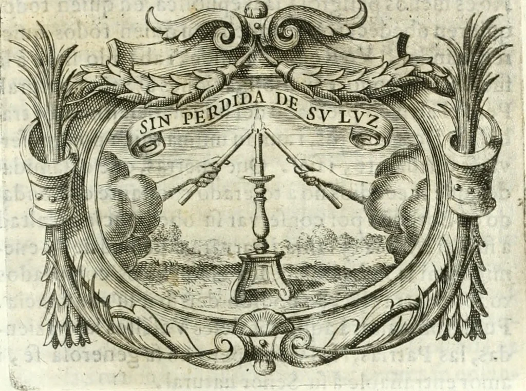 An illustration from Idea de vn principe politico christiano, rapresentada en cien empresas, 1642, leaf 448