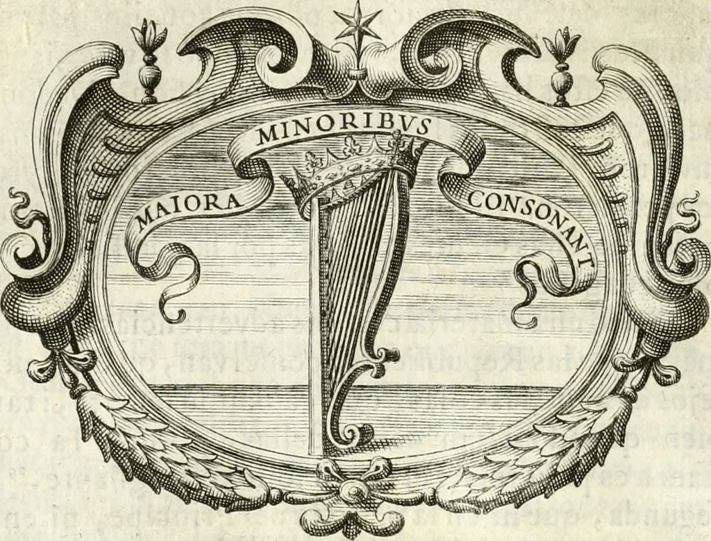 An illustration from Idea de vn principe politico christiano, rapresentada en cien empresas, 1642, leaf 487
