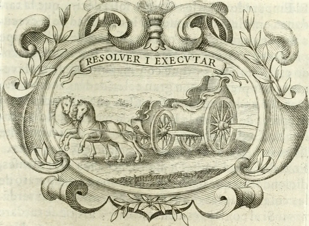 An illustration from Idea de vn principe politico christiano, rapresentada en cien empresas, 1642, leaf 506