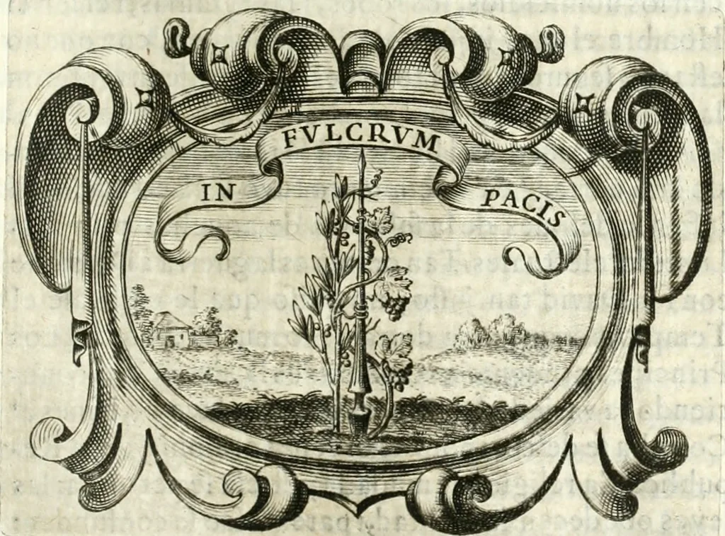 An illustration from Idea de vn principe politico christiano, rapresentada en cien empresas, 1642, leaf 588
