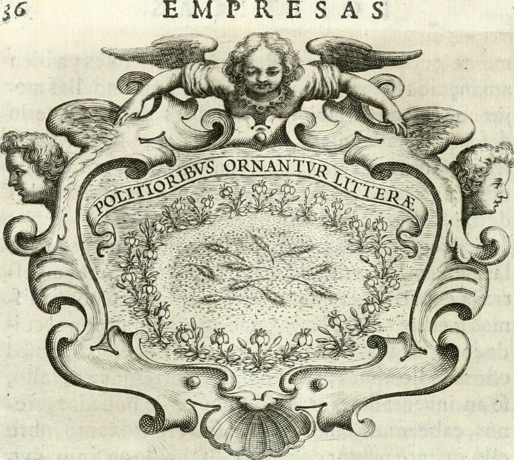 An illustration from Idea de vn principe politico christiano, rapresentada en cien empresas, 1642, leaf 59