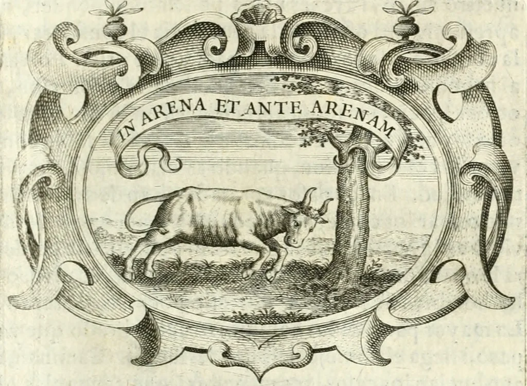 An illustration from Idea de vn principe politico christiano, rapresentada en cien empresas, 1642, leaf 620