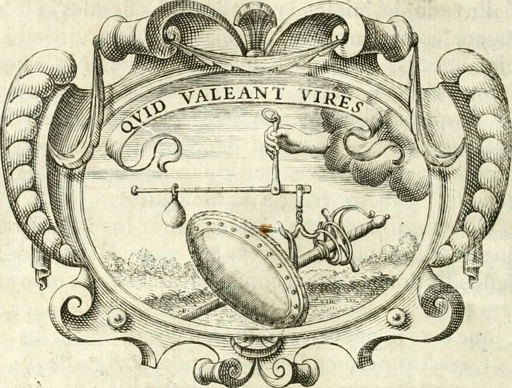 An illustration from Idea de vn principe politico christiano, rapresentada en cien empresas, 1642, leaf 627