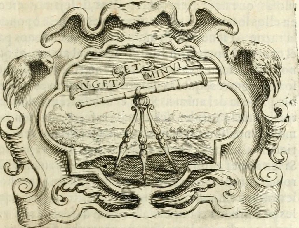 An illustration from Idea de vn principe politico christiano, rapresentada en cien empresas, 1642, leaf 64