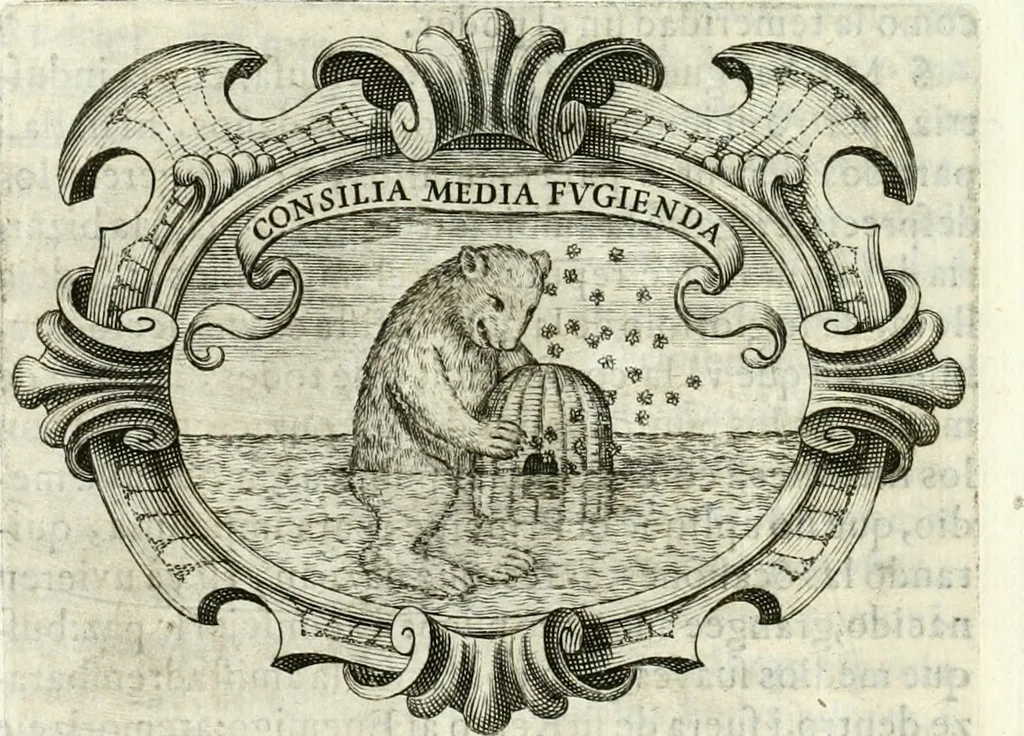 An illustration from Idea de vn principe politico christiano, rapresentada en cien empresas, 1642, leaf 659