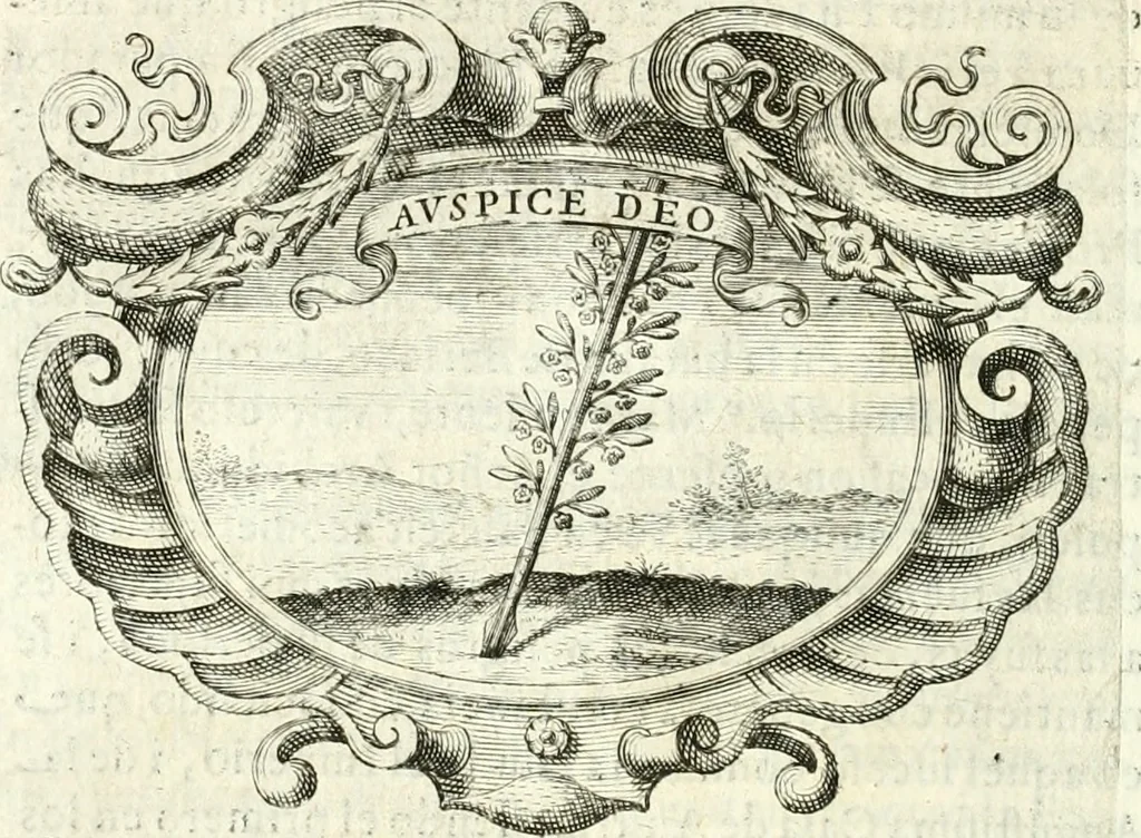 An illustration from Idea de vn principe politico christiano, rapresentada en cien empresas, 1642, leaf 671