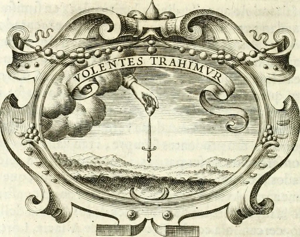 An illustration from Idea de vn principe politico christiano, rapresentada en cien empresas, 1642, leaf 677